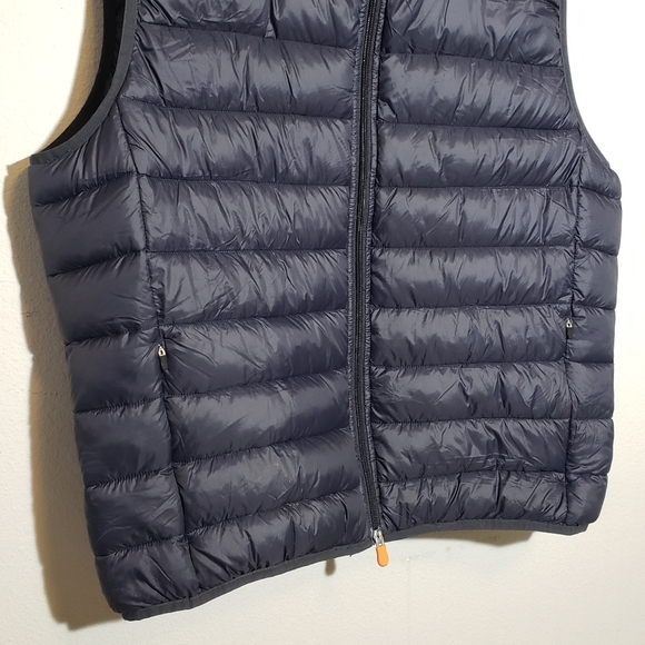 Save The Duck Nolan Ultra Light Navy Blue Puffer Vest Size large - Picture 2 of 13